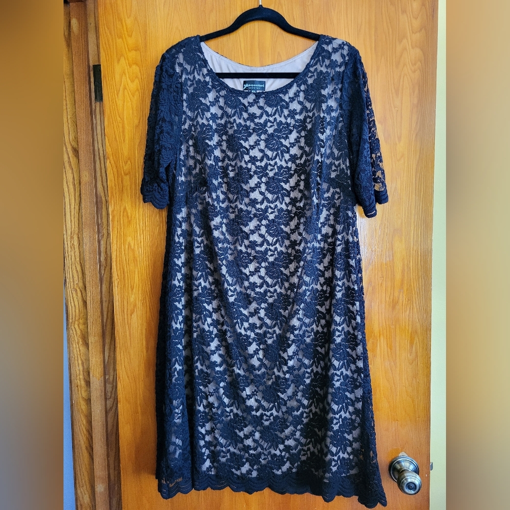 Elegant Black Lace Dress